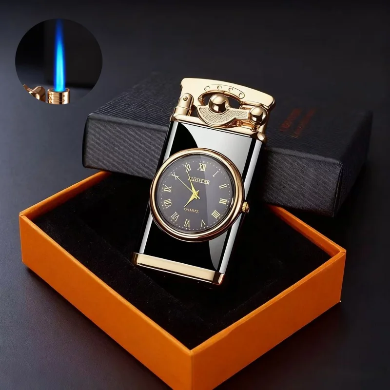 New Arm Multi Functional Watch with Multi Purpose Inflatable Windproof Blue Flame Lighter High End Men's Smoking Gift
New Arm Multi Functional Watch with Multi Purpose Inflatable Windproof Blue Flame Lighter High End Men's Smoking Gift