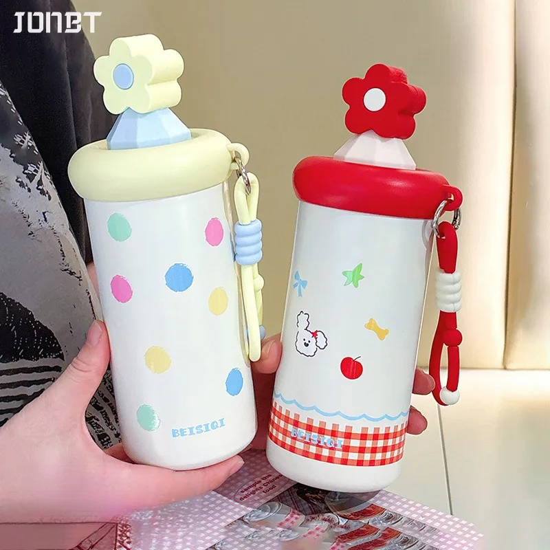 Cute Flower Thermal Water Bottle With Straw 316 Stainless Steel Hot Coffee Thermos Portable Car Ice Coffee Cup Thermal Drinkware
Cute Flower Thermal Water Bottle With Straw 316 Stainless Steel Hot Coffee Thermos Portable Car Ice Coffee Cup Thermal Drinkware