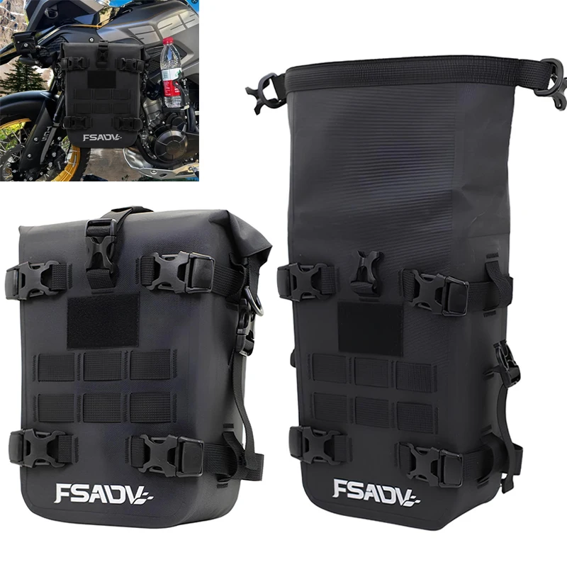 Универсальная сумка на бампер для мотоцикла, 8 л, водонепроницаемая сумка для защиты двигателя с опорной доской, задняя панель, боковая сумка для размещения инструментов
Универсальная сумка на бампер для мотоцикла, 8 л, водонепроницаемая сумка для защиты двигателя с опорной доской, задняя панель, боковая сумка для размещения инструментов