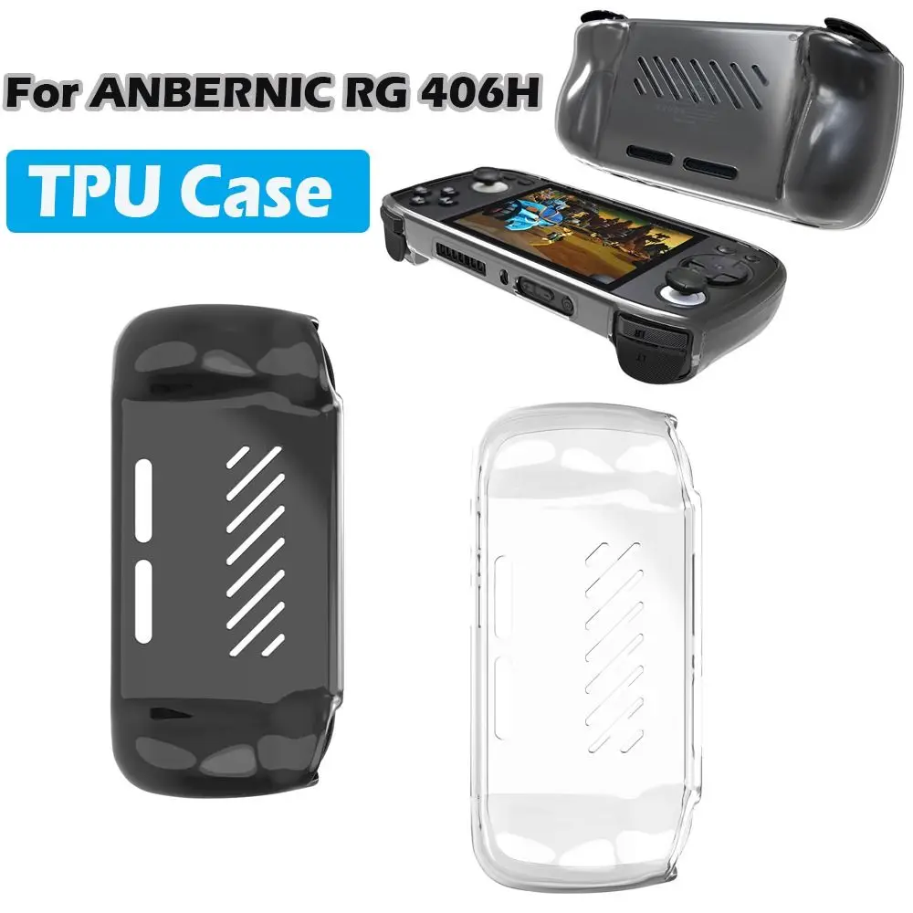 New TPU Protective Case Anti-scratch Protector Soft Cover Shockproof Accessories Game Console Shell for ANBERNIC RG 406H 
New TPU Protective Case Anti-scratch Protector Soft Cover Shockproof Accessories Game Console Shell for ANBERNIC RG 406H