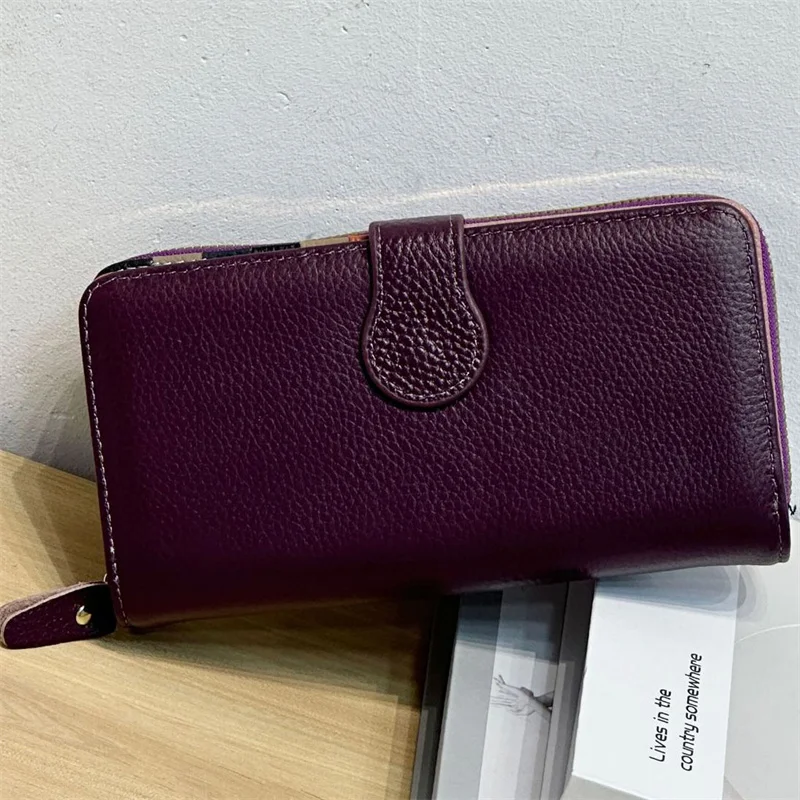 Card Holder Genuine Leather Wallet Woman 2025 New Real Cow Leather Purse Fashion Ladies First Layer Cowhide Clutch Bag
Card Holder Genuine Leather Wallet Woman 2025 New Real Cow Leather Purse Fashion Ladies First Layer Cowhide Clutch Bag
