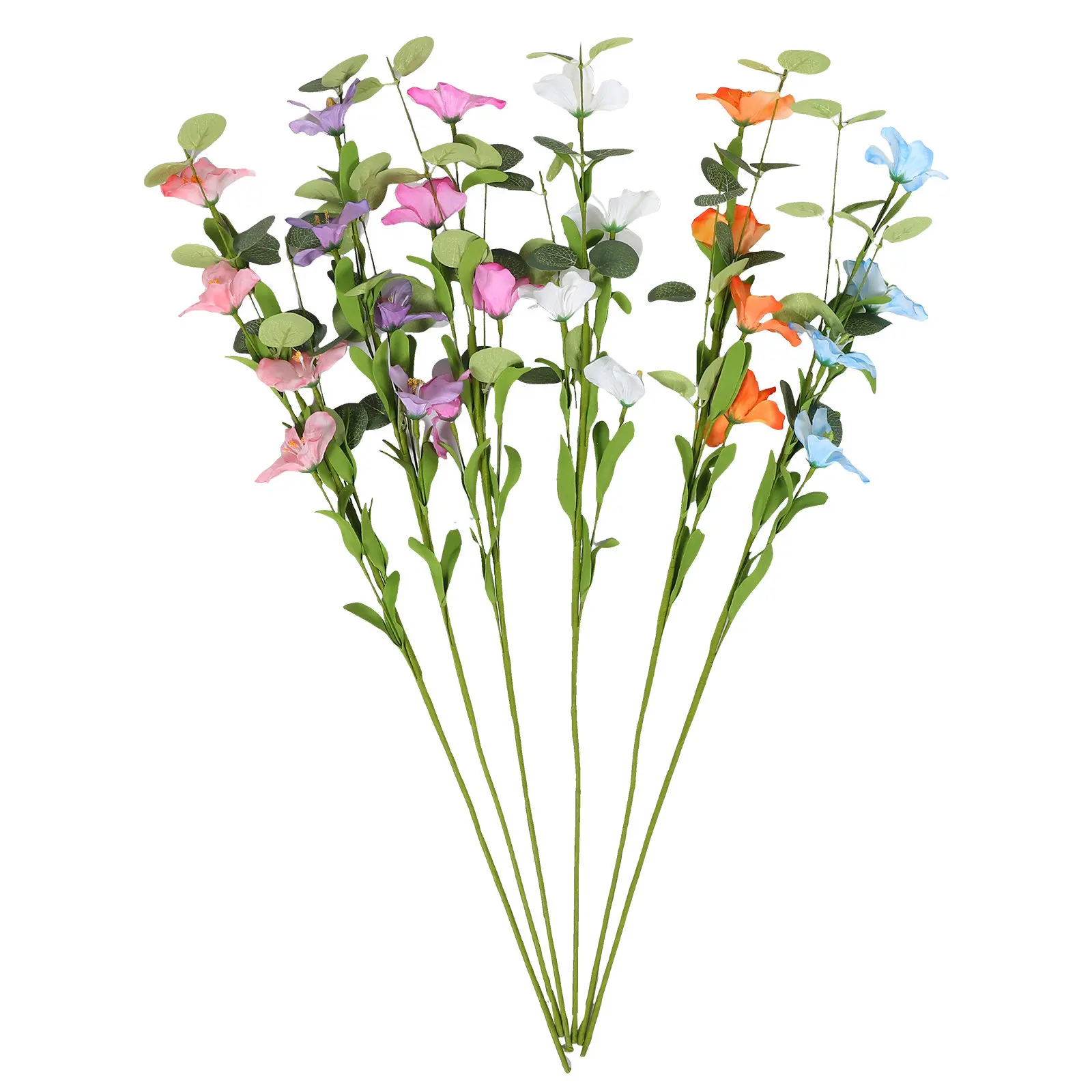 6Pcs Faux Eucalyptus Stems Realistic Artificial Greenery Branches for Wedding Party Home Vase Decor Simulation Leaves
6Pcs Faux Eucalyptus Stems Realistic Artificial Greenery Branches for Wedding Party Home Vase Decor Simulation Leaves