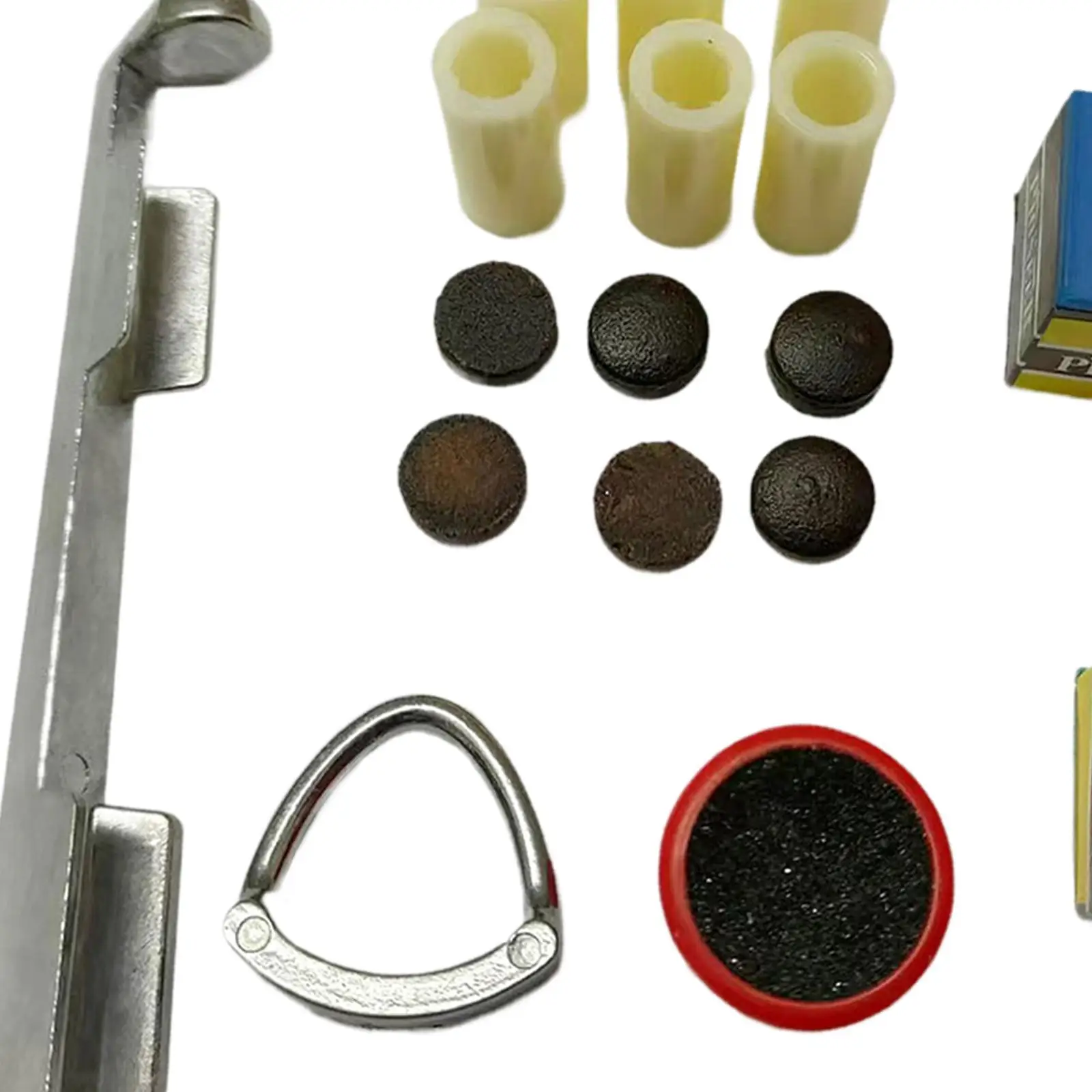 Pool Cue Repair Tip Kit, Repair Billiard Pool Kit, Metal Cue Clamp Accessories Billiard Cue Repair, Snooker Cue Repairs Kit
Pool Cue Repair Tip Kit, Repair Billiard Pool Kit, Metal Cue Clamp Accessories Billiard Cue Repair, Snooker Cue Repairs Kit
