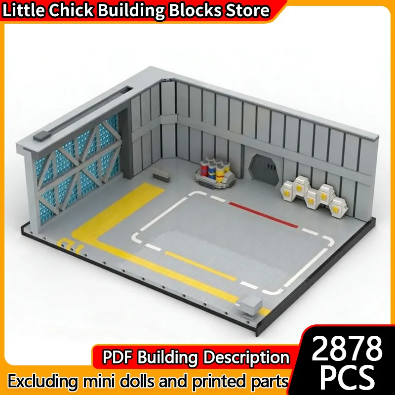 Popular Movie Model MOC Building Bricks Spaceship Hangar Scene Modular Technology Gifts Holiday Assemble Children Toys Suit
Popular Movie Model MOC Building Bricks Spaceship Hangar Scene Modular Technology Gifts Holiday Assemble Children Toys Suit