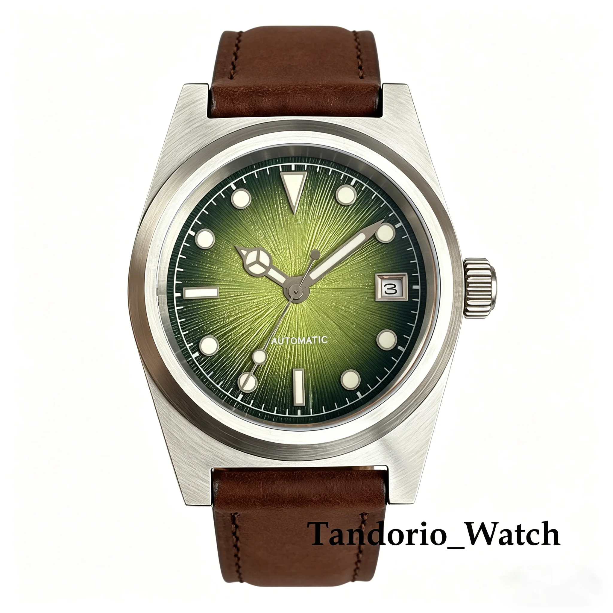 Tandorio 38mm Sapphire Glass Miyota 8215/Asia 2824 Automatic Mechanical Watch 200M Water Resistant Sport Clock For Men Leather
Tandorio 38mm Sapphire Glass Miyota 8215/Asia 2824 Automatic Mechanical Watch 200M Water Resistant Sport Clock For Men Leather