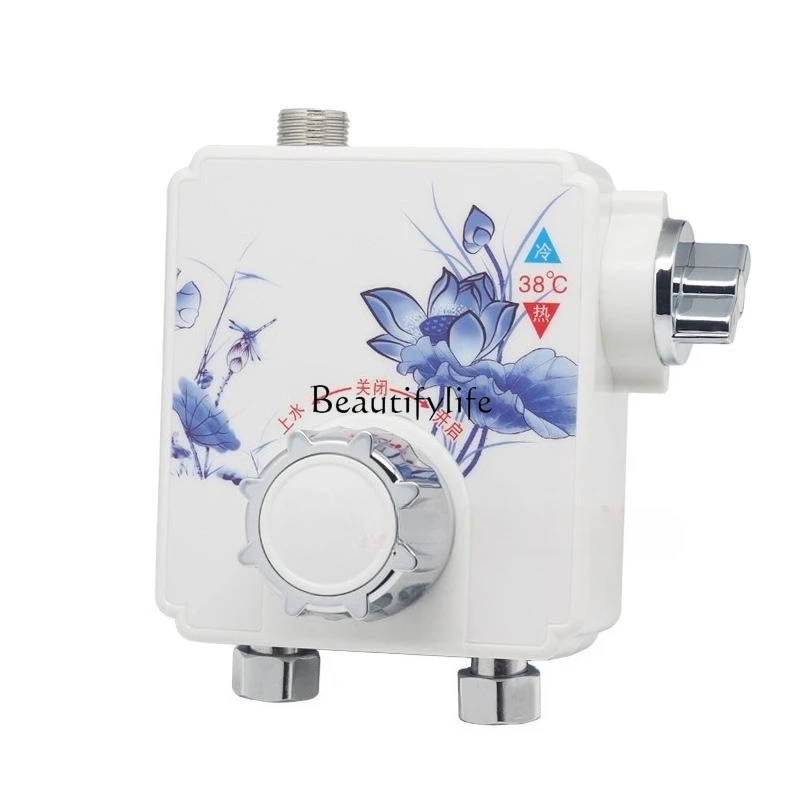 *Thermostatic mixing valve Solar water heater Square-body surface-mounted thermostatic valve Hot and cold water removable 
*Thermostatic mixing valve Solar water heater Square-body surface-mounted thermostatic valve Hot and cold water removable