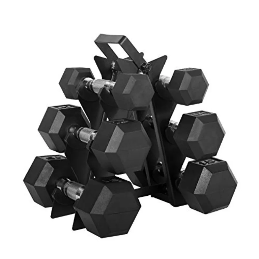 Coated Hex Dumbbell Weight Set 32 46 and 60 Pound Set for Home Gym Black Heavy Duty Steel with Non-Slip Grip
Coated Hex Dumbbell Weight Set 32 46 and 60 Pound Set for Home Gym Black Heavy Duty Steel with Non-Slip Grip