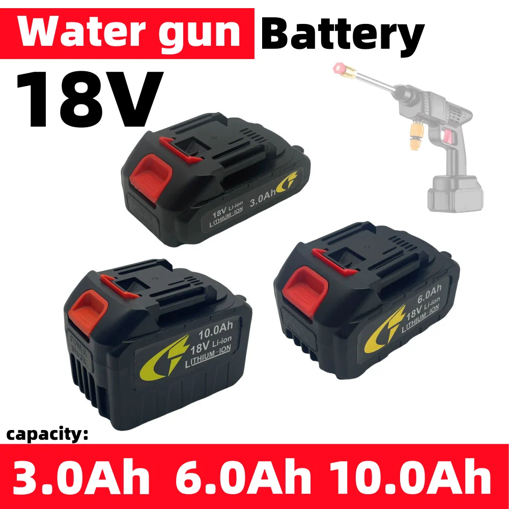 18V Replacement Li-Ion Battery for Car Washer 3.0Ah/6.0Ah/10Ah High Pressure Water Gun Car Wash Spare Part(Only Battery)
18V Replacement Li-Ion Battery for Car Washer 3.0Ah/6.0Ah/10Ah High Pressure Water Gun Car Wash Spare Part(Only Battery)