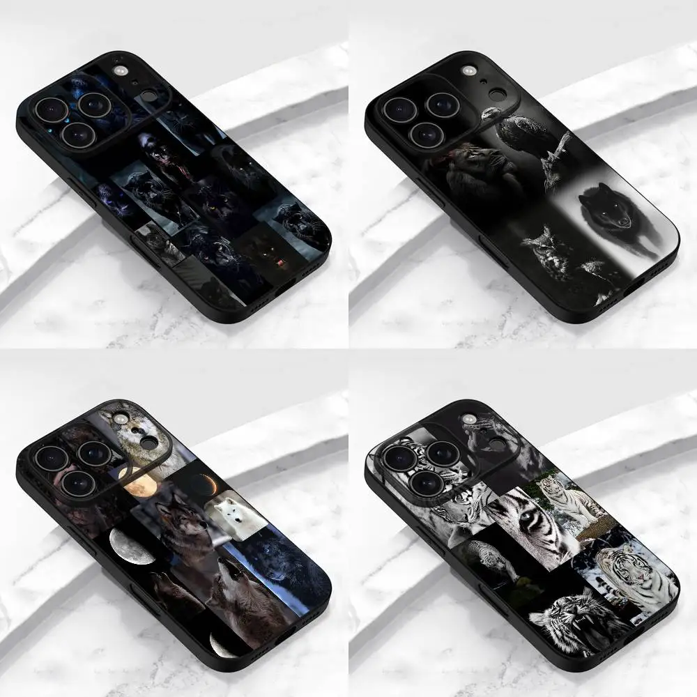 Wolf Lion Tiger leopard Phone Case For iPhone 17,16,15,14,13,12,11,Pro,Max,Plus,E,Air,Mini Protective Black Cover
Wolf Lion Tiger leopard Phone Case For iPhone 17,16,15,14,13,12,11,Pro,Max,Plus,E,Air,Mini Protective Black Cover