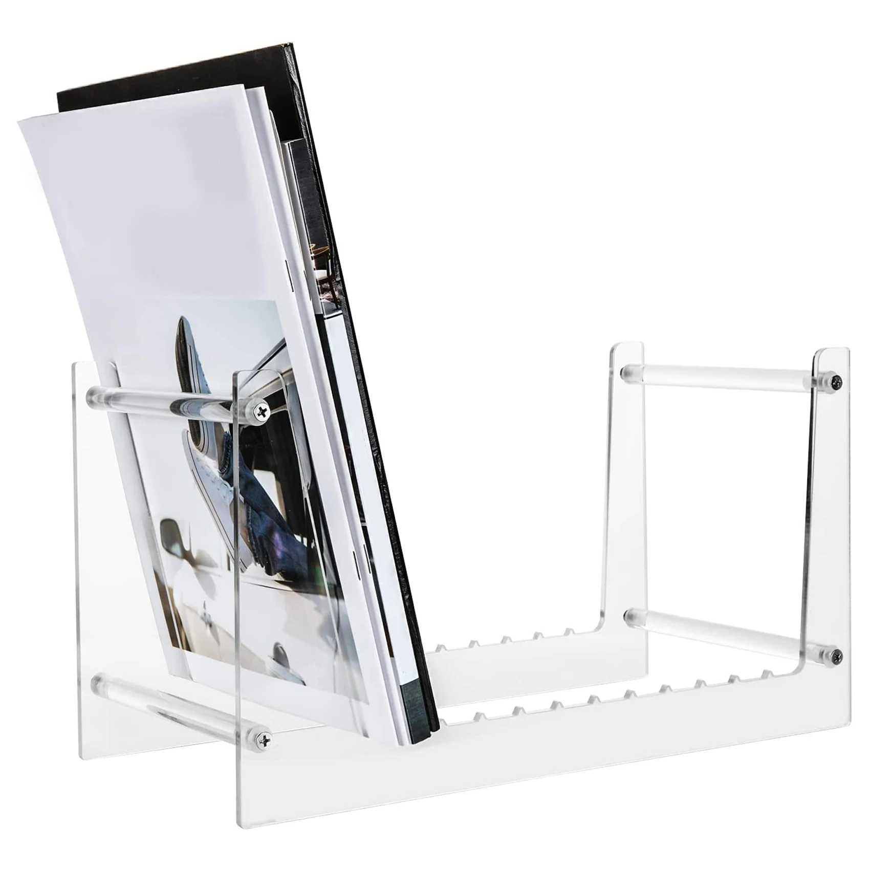 Storage rackClear Vinyl Record Stand Holder for Desktop Album Storage, Record Shelf Display for Desktop Pictures, Books
Storage rackClear Vinyl Record Stand Holder for Desktop Album Storage, Record Shelf Display for Desktop Pictures, Books