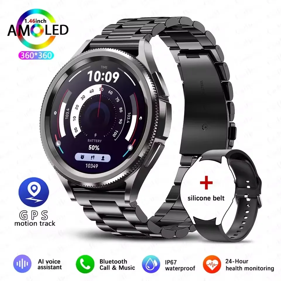 2026 New Smart Watch Bluetooth Dialing Answering Phone Watch Men Women AI Voice Health Monitoring Smart Watch for Android IOS
2026 New Smart Watch Bluetooth Dialing Answering Phone Watch Men Women AI Voice Health Monitoring Smart Watch for Android IOS