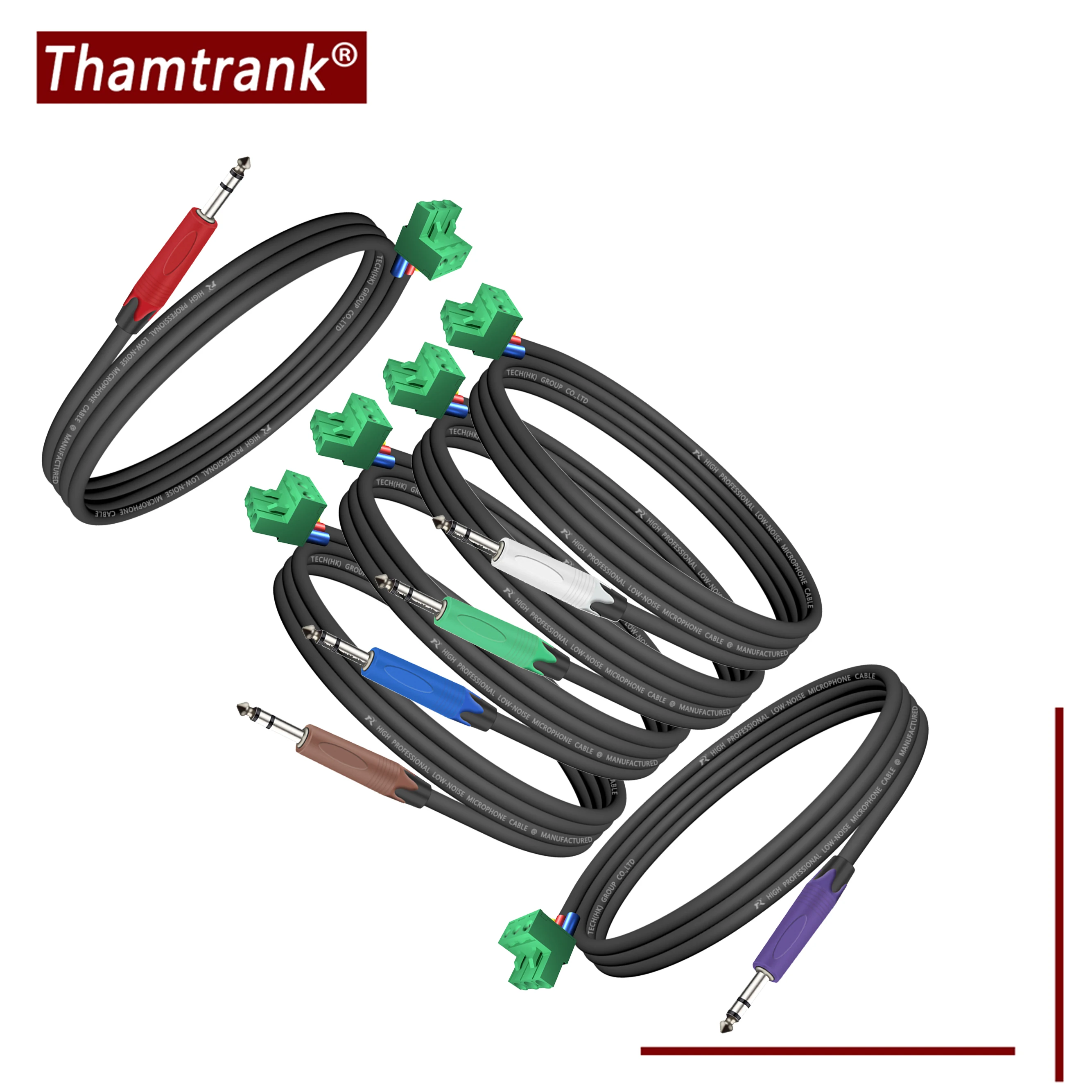 Premium 1/4"TRS connection,6.35mm TRS balanced audio wire links to 3pin Phoenix terminal,premium shielded core,audio integration
Premium 1/4"TRS connection,6.35mm TRS balanced audio wire links to 3pin Phoenix terminal,premium shielded core,audio integration