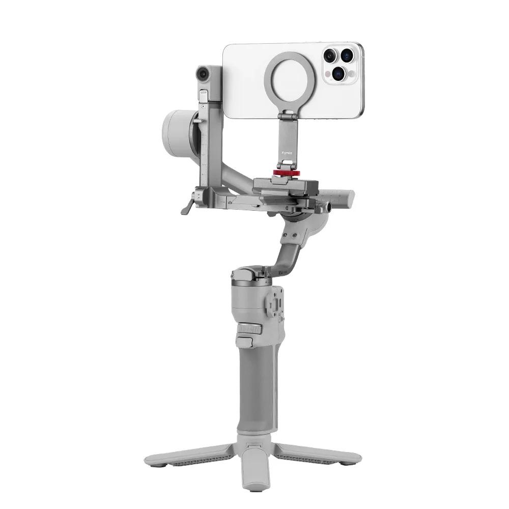 For DJI RS4 Mini Cold Shoe Design Adapter For Android phone for iPhone 14-16 Magsafe Magnetic Phone Holder with 1/4 Screw Hole
For DJI RS4 Mini Cold Shoe Design Adapter For Android phone for iPhone 14-16 Magsafe Magnetic Phone Holder with 1/4 Screw Hole
