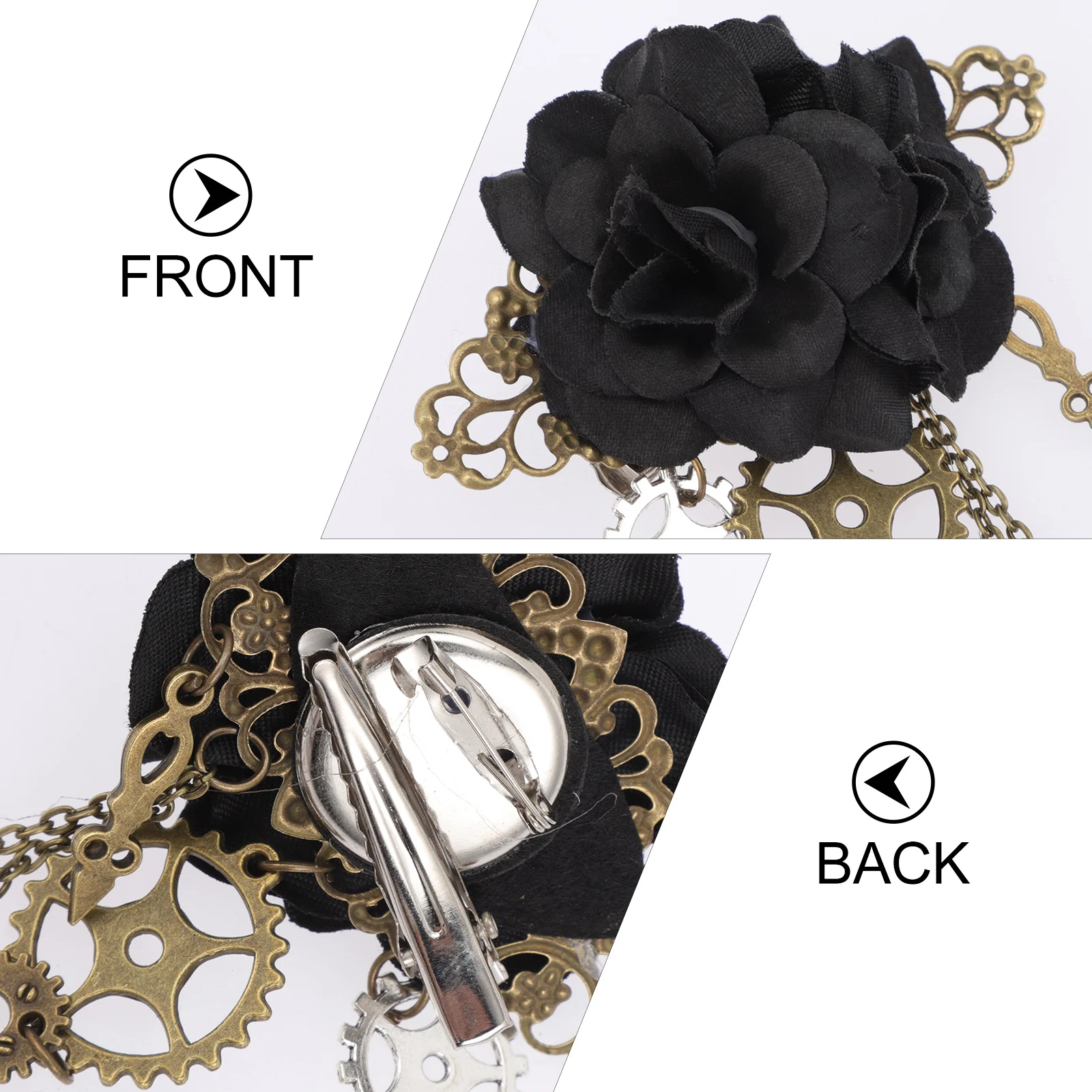 Mechanical Gear Rose Hair Clip For Women Cosplay Accessories High Quality Durable Elegant Design Wedding Party Photography
Mechanical Gear Rose Hair Clip For Women Cosplay Accessories High Quality Durable Elegant Design Wedding Party Photography