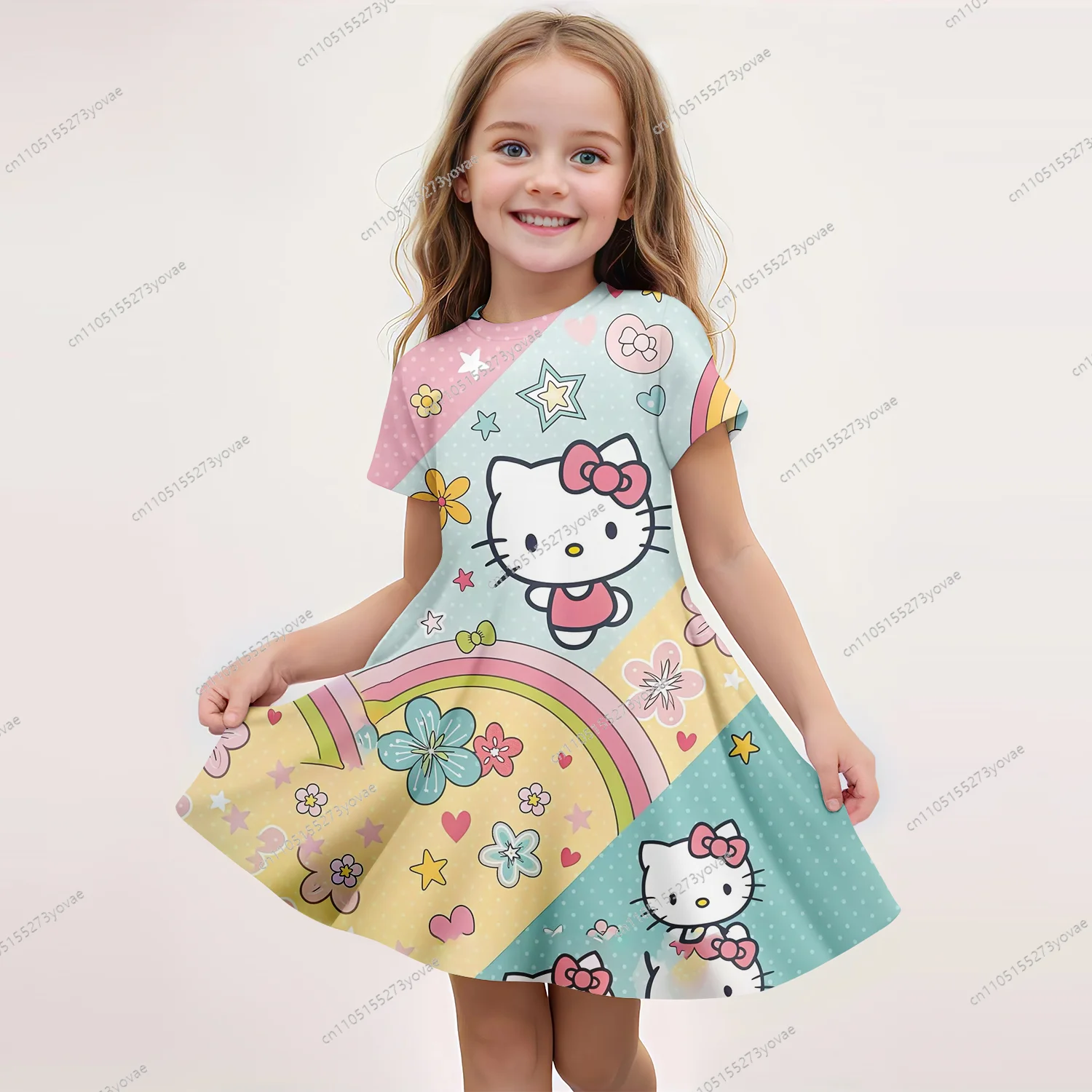 Детское платье с короткими рукавами и милым 3D-принтом «Hello tity» с милым дизайном в отличном стиле.
Детское платье с короткими рукавами и милым 3D-принтом «Hello tity» с милым дизайном в отличном стиле.