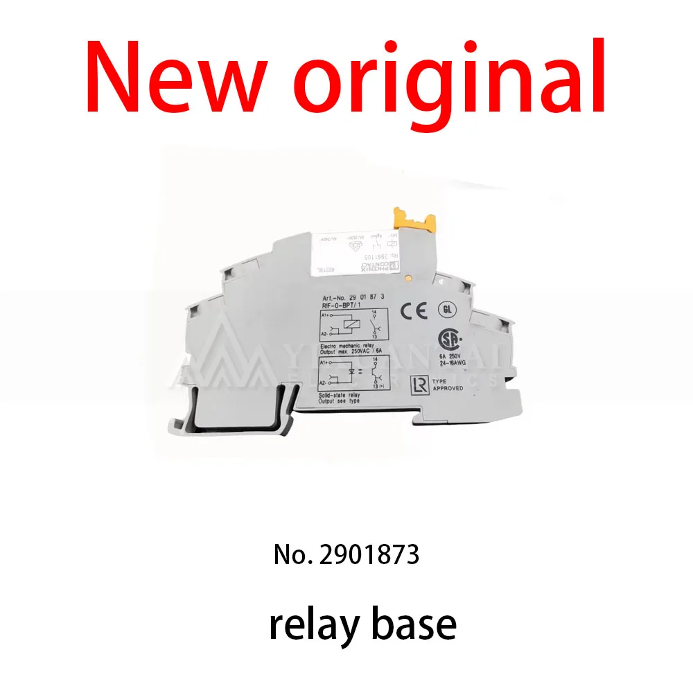 1Pcs/Lot New original No. 2901873 relay base
1Pcs/Lot New original No. 2901873 relay base
