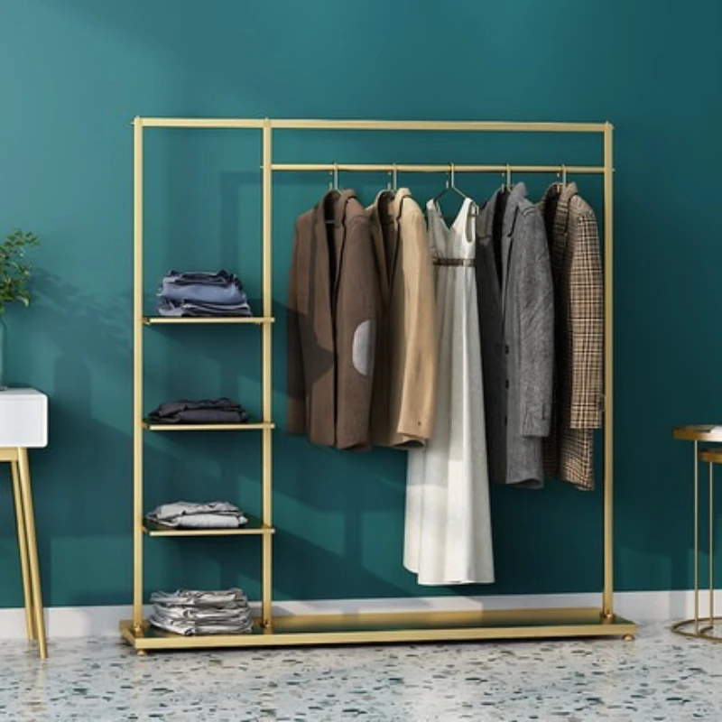 Firm New Clothing store shelf wrought iron clothing rack floor-to-ceiling island rack storage
Firm New Clothing store shelf wrought iron clothing rack floor-to-ceiling island rack storage