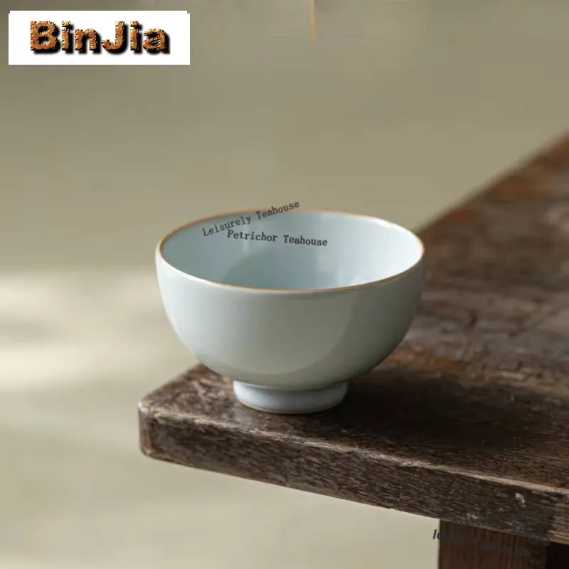 110 мл фарфоровая чашка для чая ручной работы Azure Ru Kiln, ледяная потрескавшаяся глазурь, одинарная мастер-чашка, кофейная кружка, чашка для медитации, кунг-фу, чайный набор, подарок
110 мл фарфоровая чашка для чая ручной работы Azure Ru Kiln, ледяная потрескавшаяся глазурь, одинарная мастер-чашка, кофейная кружка, чашка для медитации, кунг-фу, чайный набор, подарок