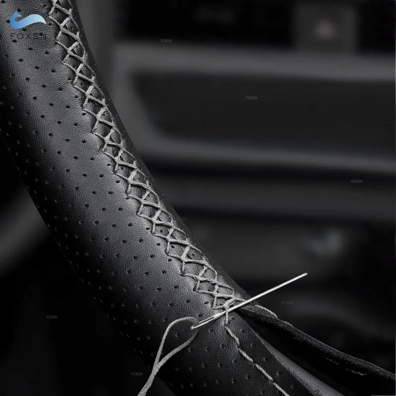 Black Perforated Microfiber Leather Car Interior Steering Wheel Cover For Peugeot 206 1998-2005 206 SW 2003 2004 2005
Black Perforated Microfiber Leather Car Interior Steering Wheel Cover For Peugeot 206 1998-2005 206 SW 2003 2004 2005