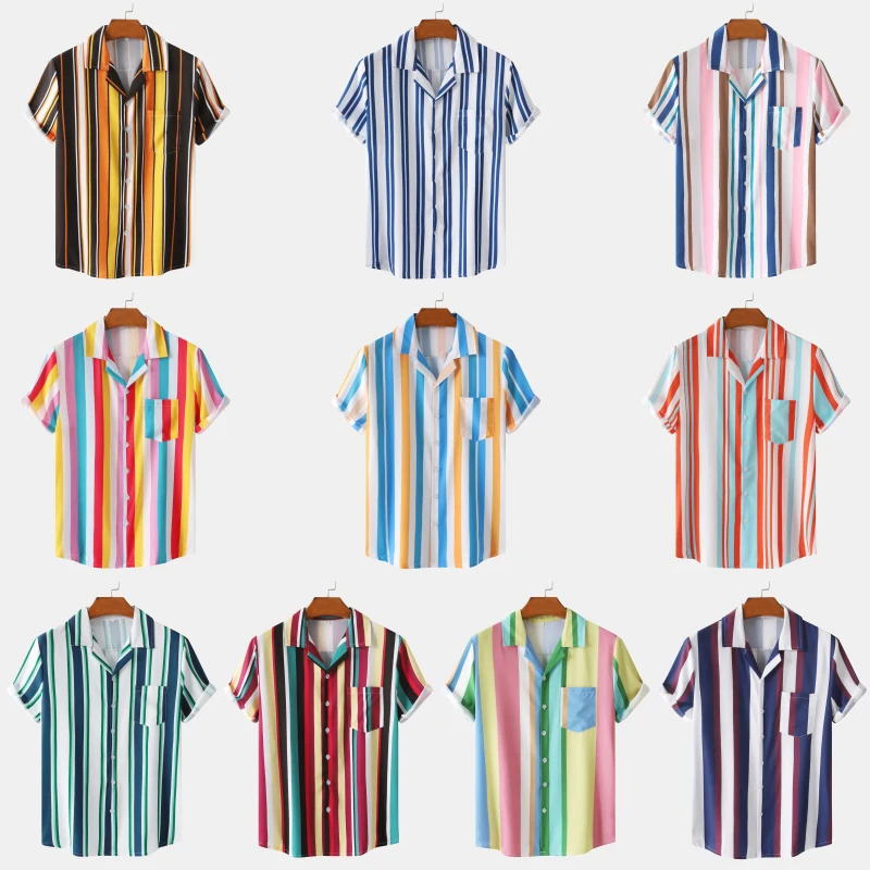 Men's Hawaiian Beach Shirt Cotton Summer T-Shirt Neck Short Sleeve Cleanfit Style Citywalk Fashion Youth Popuar Striped ...
Men's Hawaiian Beach Shirt Cotton Summer T-Shirt Neck Short Sleeve Cleanfit Style Citywalk Fashion Youth Popuar Striped ...