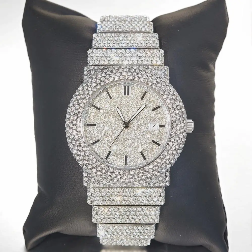 Hot Sale Hip Hop Iced Watch For Man Brand UNIGUET Fashion Waterproof Quartz Watch Luxury Diamond Bling Wrist Watch Mens Gift
Hot Sale Hip Hop Iced Watch For Man Brand UNIGUET Fashion Waterproof Quartz Watch Luxury Diamond Bling Wrist Watch Mens Gift