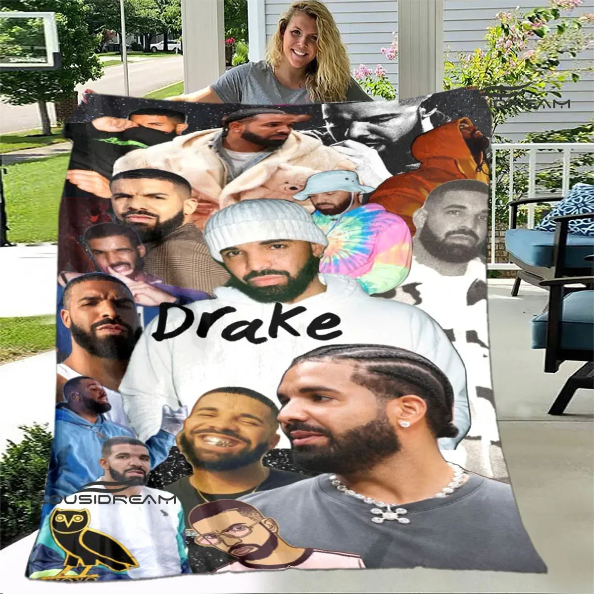 3D Rapper Drake Printed blankets picnic blanket Warm Flannel blankets Soft and comfortable blanket bed linings Birthday Gift
3D Rapper Drake Printed blankets picnic blanket Warm Flannel blankets Soft and comfortable blanket bed linings Birthday Gift
