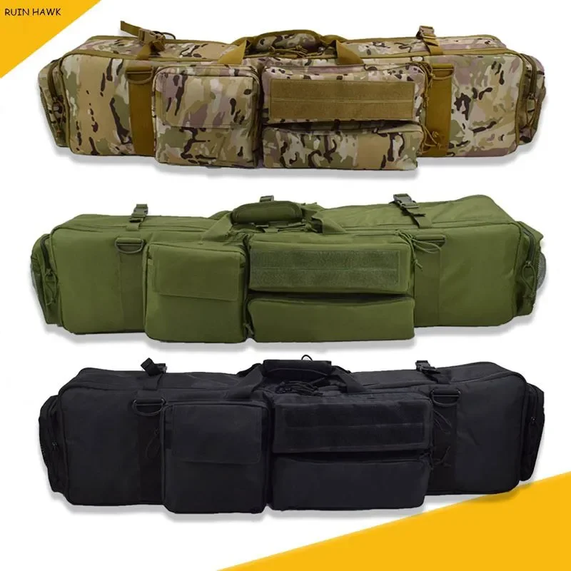 Tactical Gun Bag Large Capacity Double Long Gun Shoulder Carry Case with Protective Foam Pad for Hunting Shooting Airsoft
Tactical Gun Bag Large Capacity Double Long Gun Shoulder Carry Case with Protective Foam Pad for Hunting Shooting Airsoft
