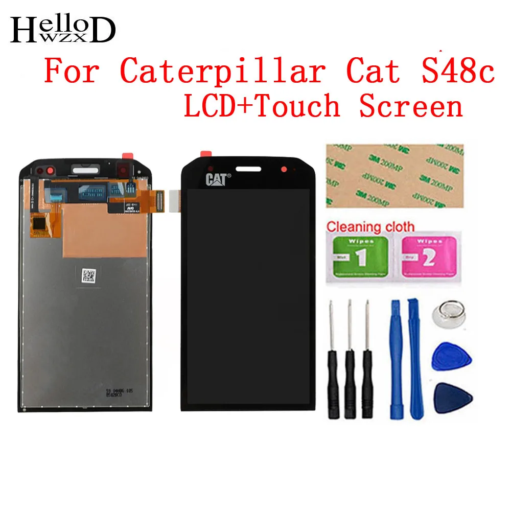For Caterpillar CAT S48c LCD Display + Touch Screen Digitizer Replacement For CAT S 48C Display
For Caterpillar CAT S48c LCD Display + Touch Screen Digitizer Replacement For CAT S 48C Display