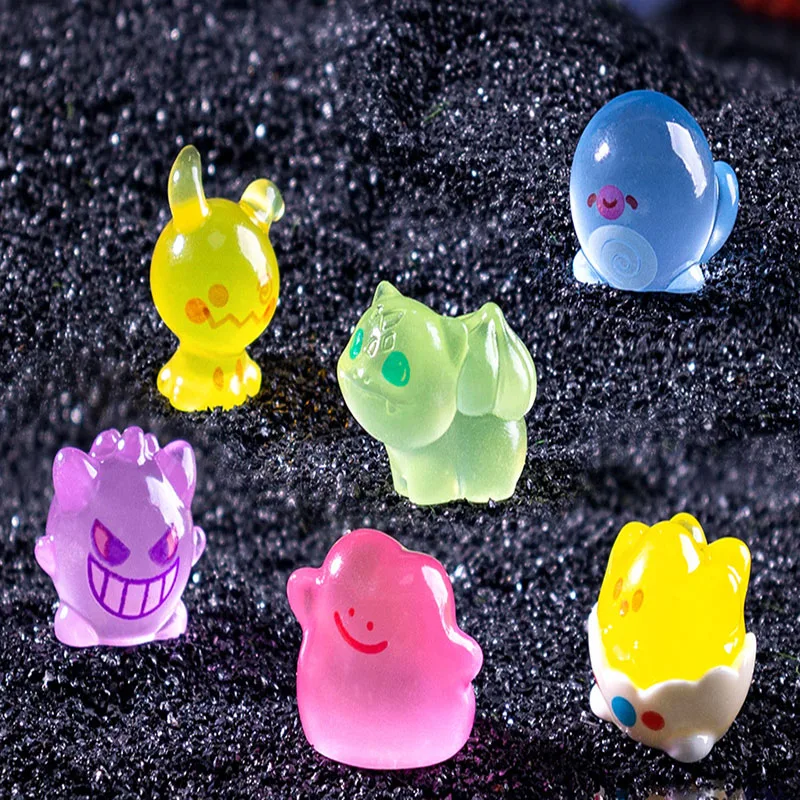 6 шт. милые аниме-фигурки Покемон Пикачу Gengar Bulbasaur светящаяся игрушка Kawaii орнамент коллекция детский очаровательный подарок
6 шт. милые аниме-фигурки Покемон Пикачу Gengar Bulbasaur светящаяся игрушка Kawaii орнамент коллекция детский очаровательный подарок
