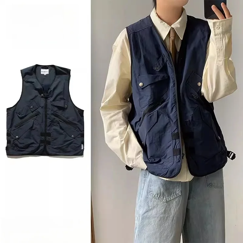 Outdoor Cam Sle ex Svel Vest Spring Autumn Multi-ket Functional Retro Workwear Jaet Youth Faion Standa...
Outdoor Cam Sle ex Svel Vest Spring Autumn Multi-ket Functional Retro Workwear Jaet Youth Faion Standa...