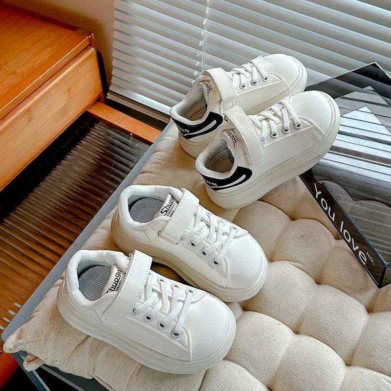 Children Little White Shoes for Girls Boys 2024 Autumn New Fashion Korean Style Soft Bottom Anti-slippery Trendy Casual Shoes
Children Little White Shoes for Girls Boys 2024 Autumn New Fashion Korean Style Soft Bottom Anti-slippery Trendy Casual Shoes