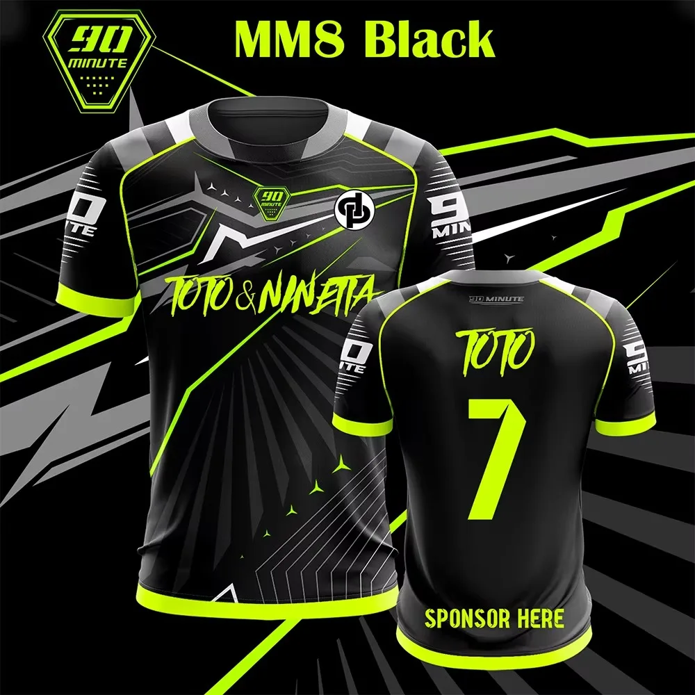 MM8 Jerseys 90 Minutes Series Men's Football T-shirts Comfort Outdoor Sports Breathable Quick-drying Custom O-neck T Shirt
MM8 Jerseys 90 Minutes Series Men's Football T-shirts Comfort Outdoor Sports Breathable Quick-drying Custom O-neck T Shirt