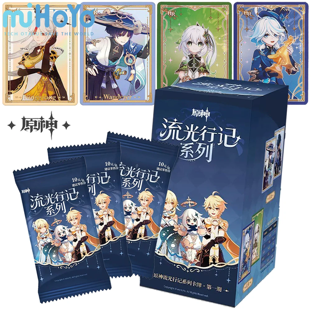 New Genuine MiHoYo Genshin Impact Collection Card Exquisite Design Character Card Exploration Adventure Battle Game Peripheral
New Genuine MiHoYo Genshin Impact Collection Card Exquisite Design Character Card Exploration Adventure Battle Game Peripheral