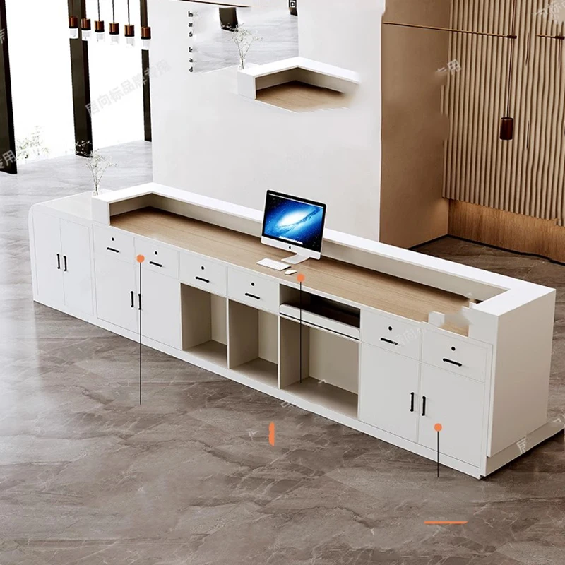 Podium Front Desk Reception Counter Bar Counter Reception Modern Office Desk Hair Salon Counter Theke Rezeption Shop Furniture
Podium Front Desk Reception Counter Bar Counter Reception Modern Office Desk Hair Salon Counter Theke Rezeption Shop Furniture
