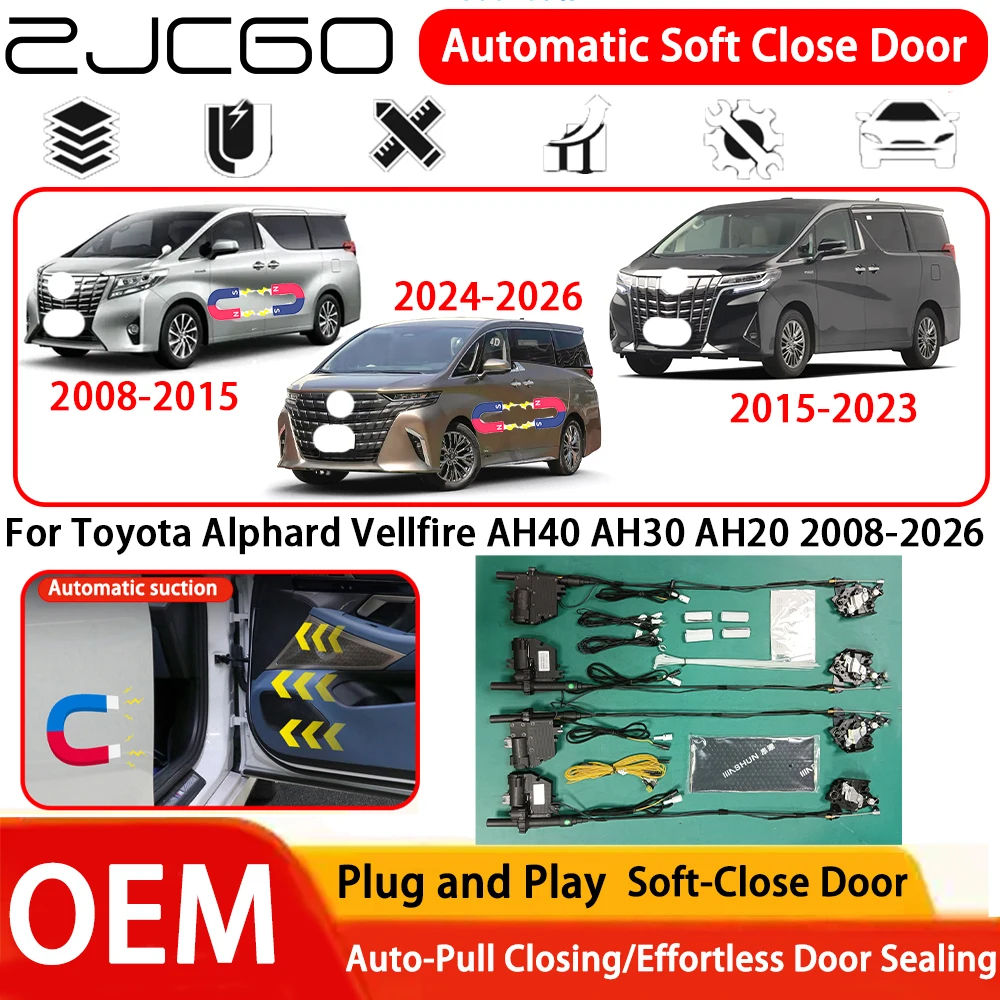  for Toyota Alphard Vellfire AH40 AH30 AH20 2008-2026 Car OEM Plug and Play Automatic Electric Soft Close Door System
for Toyota Alphard Vellfire AH40 AH30 AH20 2008-2026 Car OEM Plug and Play Automatic Electric Soft Close Door System