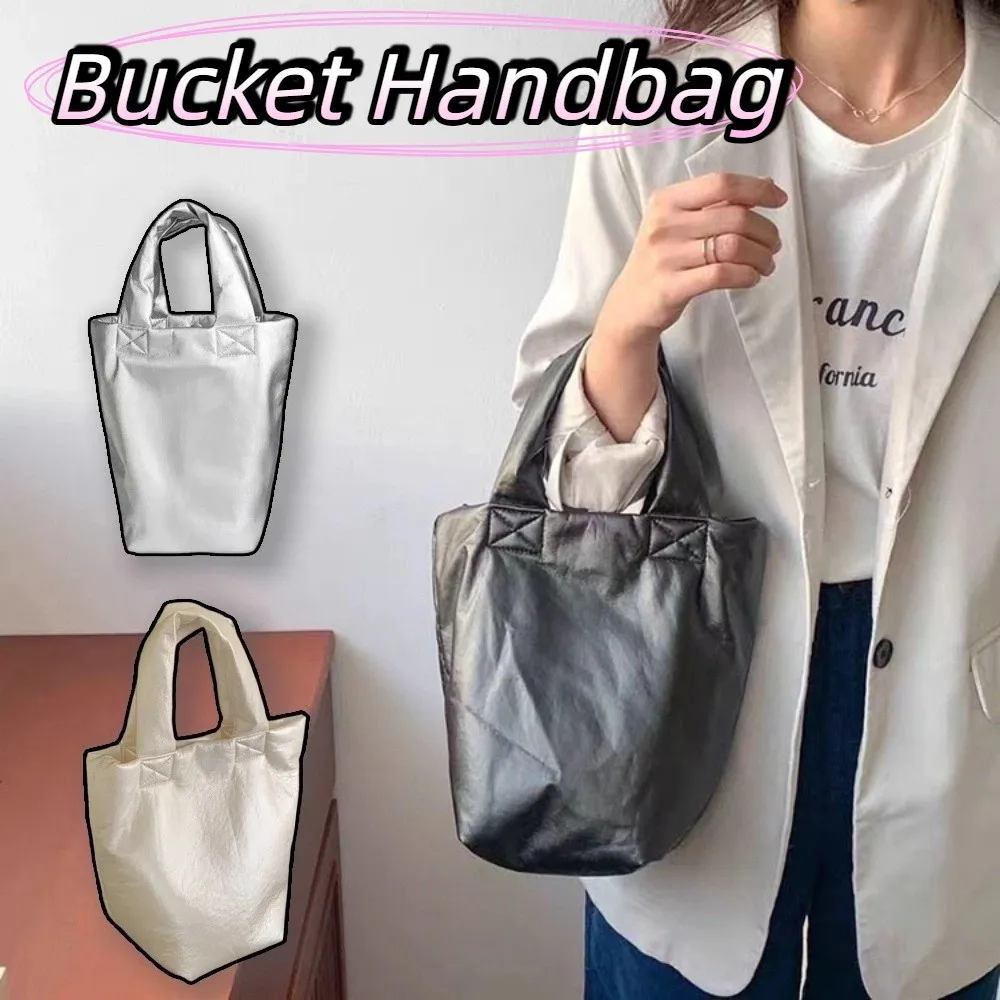 Sweet Elegant Soft Leather Handbag Korean Style Large Capacity Bucket Bag Solid Color Niche Design Women's Tote Bags Shopping
Sweet Elegant Soft Leather Handbag Korean Style Large Capacity Bucket Bag Solid Color Niche Design Women's Tote Bags Shopping