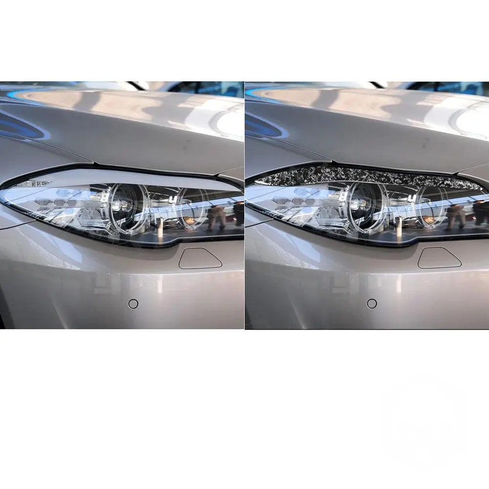 Car Eyebrow Headlight Covers for BMW 5 Series F10 2010-2016 Front Bumper Eyelids Forged Carbon Fiber Car Styling Body Kits
Car Eyebrow Headlight Covers for BMW 5 Series F10 2010-2016 Front Bumper Eyelids Forged Carbon Fiber Car Styling Body Kits