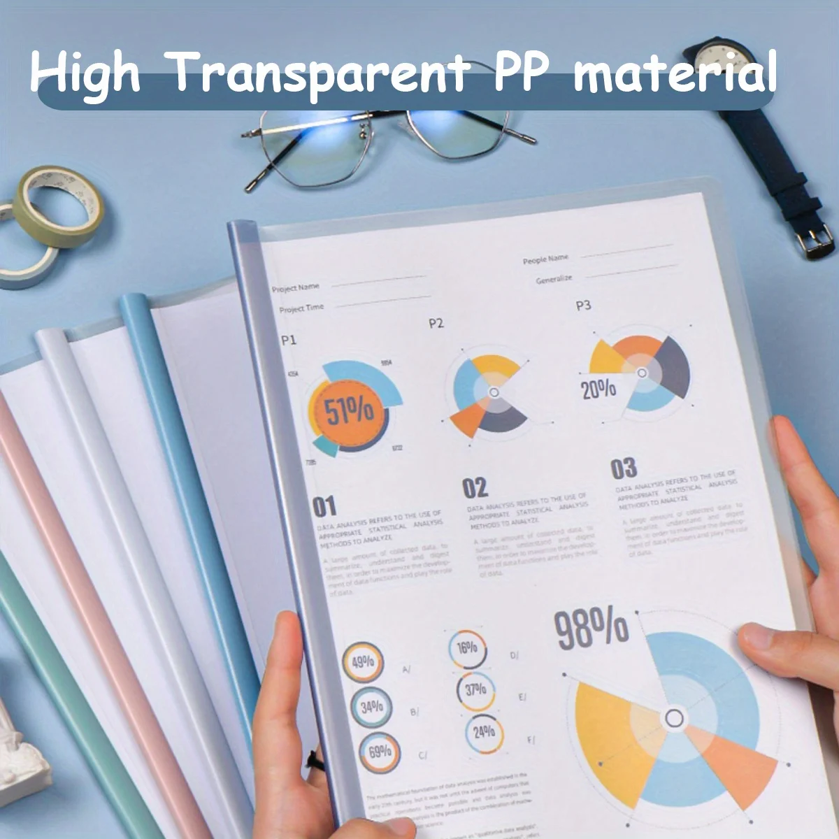 5pcs/set A4 morandi color folder Test paper and document rod clamp file folder Business office supplies
5pcs/set A4 morandi color folder Test paper and document rod clamp file folder Business office supplies