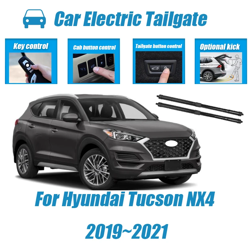 Car Power Trunk Lift Electric Hatch Tailgate Strut Auto Rear Door Actuator For Hyundai Tucson NX4 2019~2021 Silently Kick
Car Power Trunk Lift Electric Hatch Tailgate Strut Auto Rear Door Actuator For Hyundai Tucson NX4 2019~2021 Silently Kick