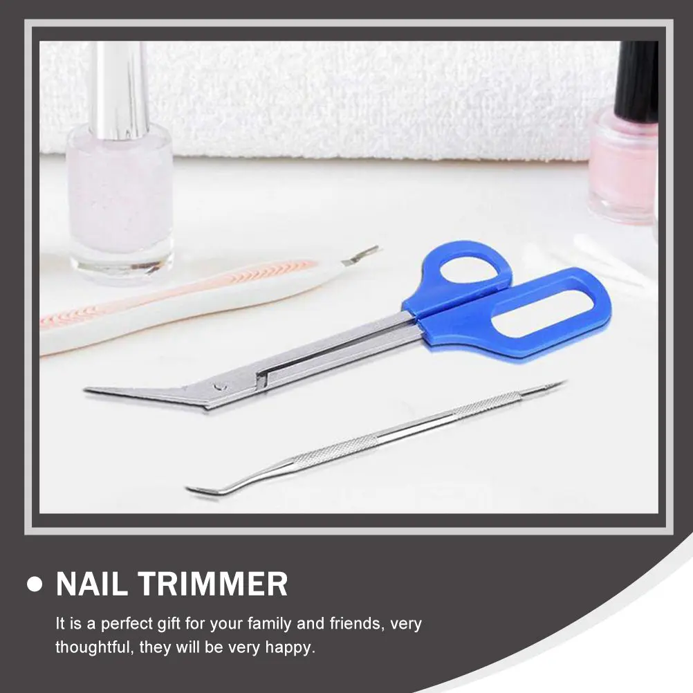 2Sets Compact Portable Long Handle Nail Trimmer Kit Stainless Steel Pedicure Manicure Tool for Fingernails Toenails Daily Care
2Sets Compact Portable Long Handle Nail Trimmer Kit Stainless Steel Pedicure Manicure Tool for Fingernails Toenails Daily Care