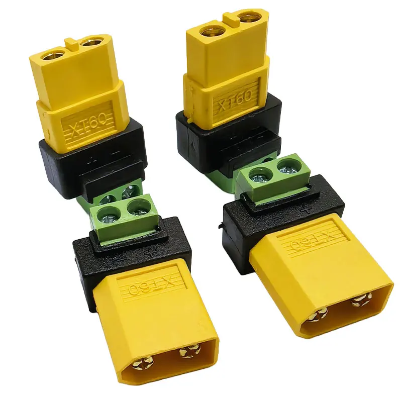 XT60 Male Female To 2Pin Terminal Adapter Solderless Charging Connector For UAV Balance Charger Solar Panel Model Devices
XT60 Male Female To 2Pin Terminal Adapter Solderless Charging Connector For UAV Balance Charger Solar Panel Model Devices
