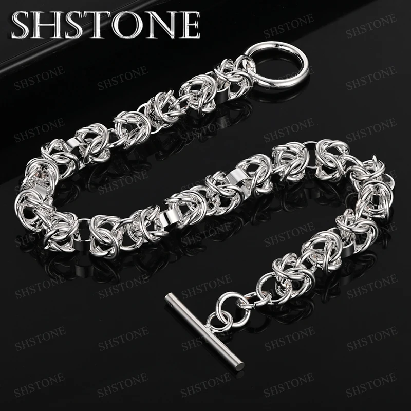Fine 925 Sterling Silver Bracelet For Women Men Valentine's Day Birthday Party Gift Fashion Trend Jewelry Silver Accessories
Fine 925 Sterling Silver Bracelet For Women Men Valentine's Day Birthday Party Gift Fashion Trend Jewelry Silver Accessories