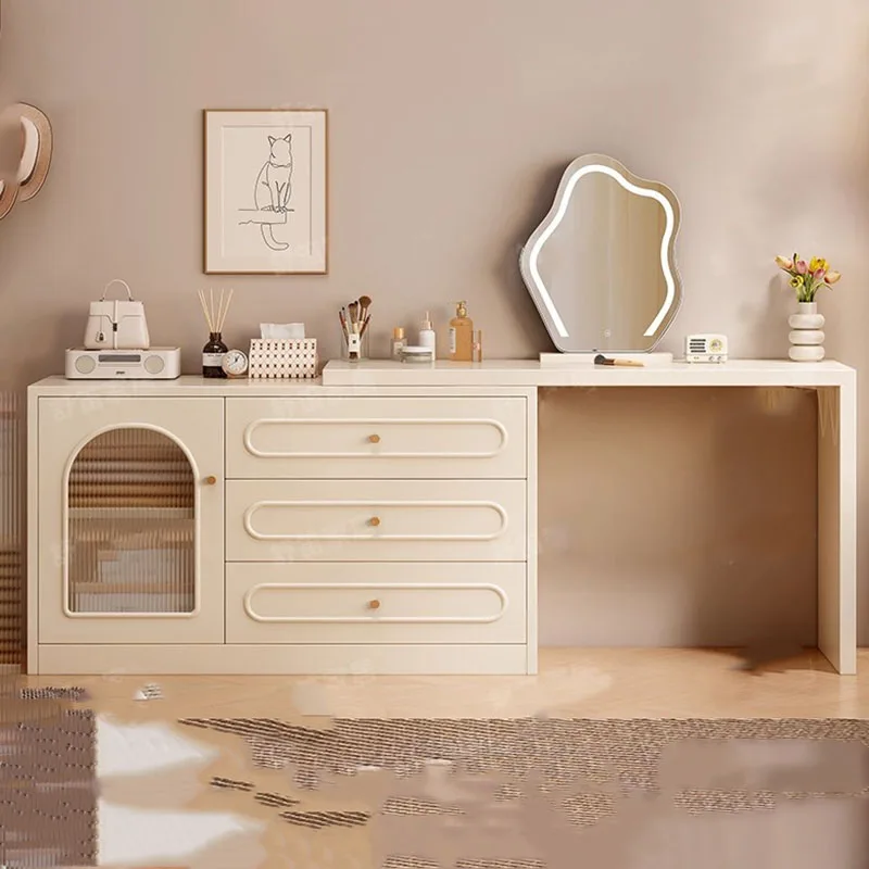 Storage Modern Vanity Table Nordic Space Saving Vintage Premium Dressers Elegant Luxury Dressing Table Living Room Furniture
Storage Modern Vanity Table Nordic Space Saving Vintage Premium Dressers Elegant Luxury Dressing Table Living Room Furniture