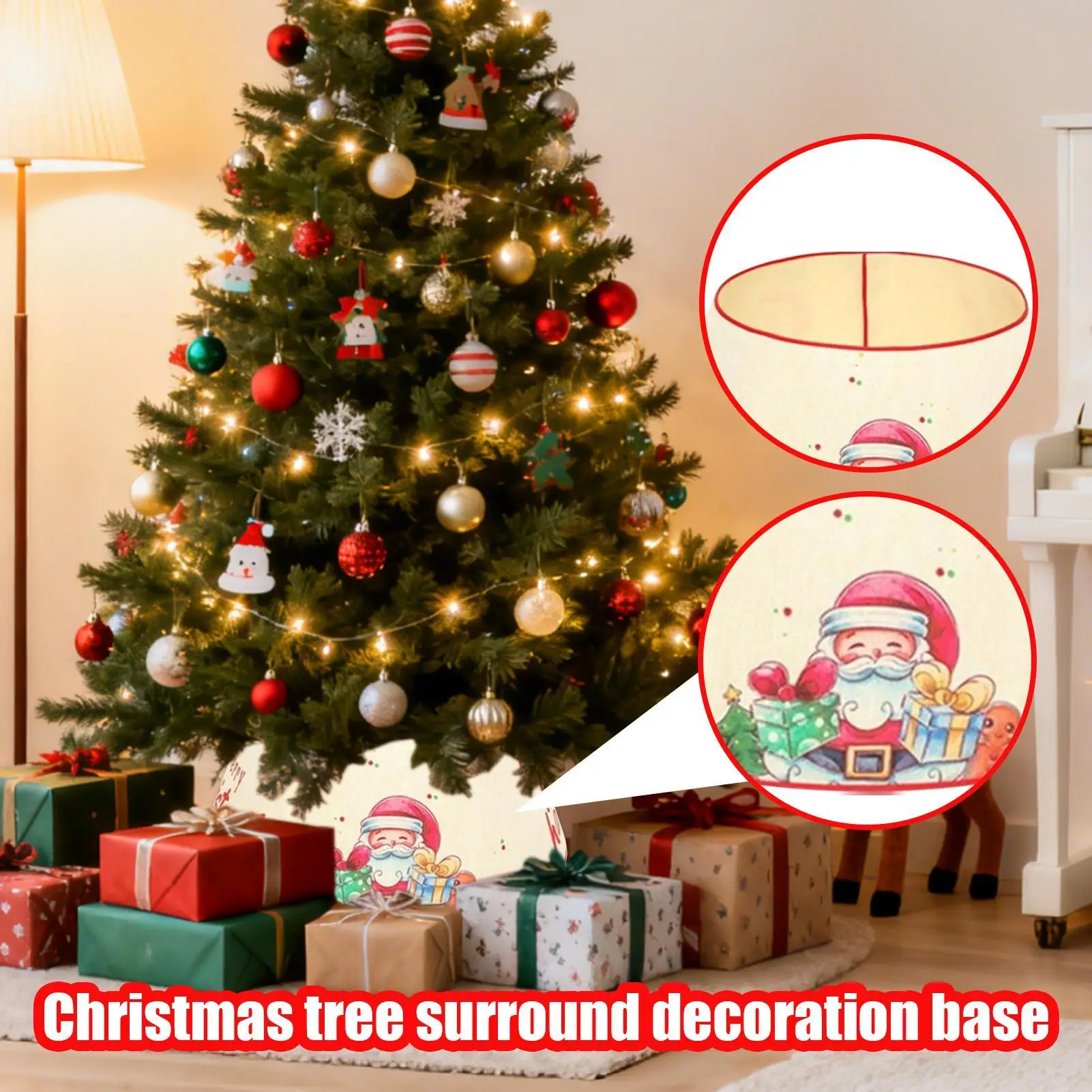 Юбка для рождественской елки Нижняя юбка для рождественской елки Украшение для ног Покрытие для домашней вечеринки Мягкий чехол для рождественской елки
Юбка для рождественской елки Нижняя юбка для рождественской елки Украшение для ног Покрытие для домашней вечеринки Мягкий чехол для рождественской елки