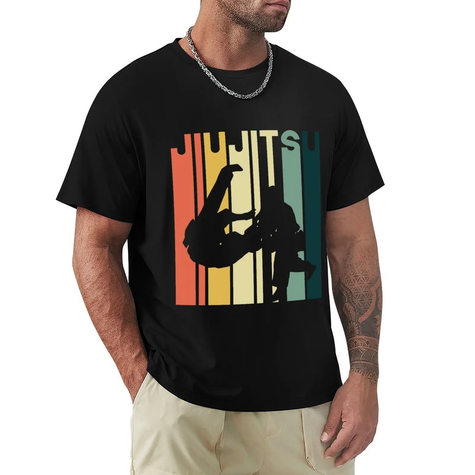 Jiu Jitsu Silhouette Kickboxing Martial Arts Bjj Mma Fighting T-Shirt Street Fashion Casual Tee Shirt
Jiu Jitsu Silhouette Kickboxing Martial Arts Bjj Mma Fighting T-Shirt Street Fashion Casual Tee Shirt