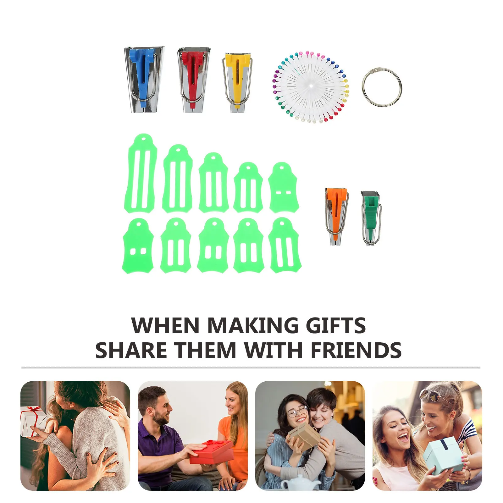 1Set Bias Tape Maker Fabric Sewing Kit Folding Fabric Tool Set DIY Quilting Tools Sewing Supplies for Crafts Patchwork
1Set Bias Tape Maker Fabric Sewing Kit Folding Fabric Tool Set DIY Quilting Tools Sewing Supplies for Crafts Patchwork