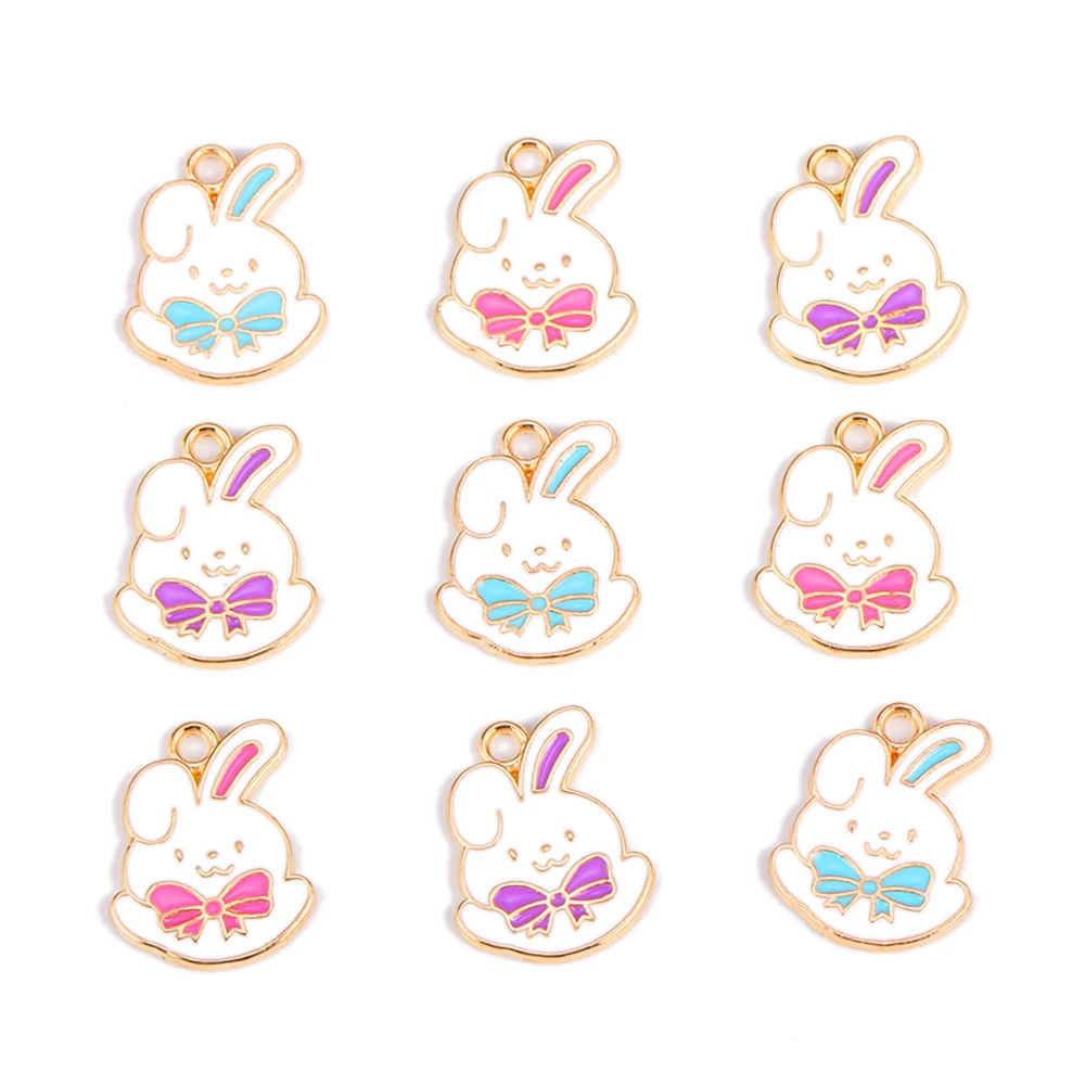 10pcs Cute Enamel Bunny Rabbit Charms for Earrings Necklace Jewelry Making Animal Pendants Handmade Jewelry Crafts Wholesale
10pcs Cute Enamel Bunny Rabbit Charms for Earrings Necklace Jewelry Making Animal Pendants Handmade Jewelry Crafts Wholesale