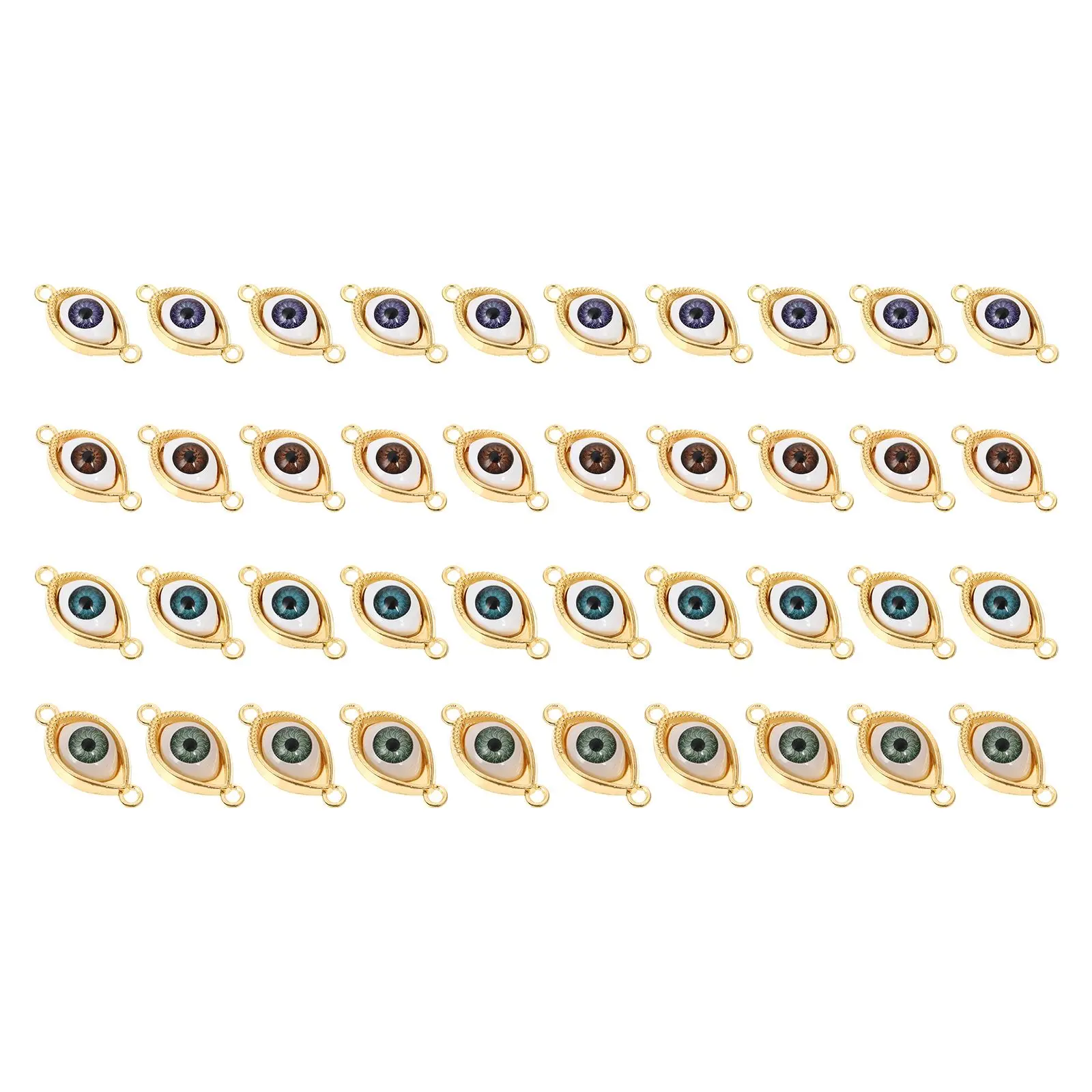 40 Pcs Alloy Pendant Charm Jewelry Making Crafts Double Hanging Eye Demon Shape Findings Bracelet DIY Accessories
40 Pcs Alloy Pendant Charm Jewelry Making Crafts Double Hanging Eye Demon Shape Findings Bracelet DIY Accessories