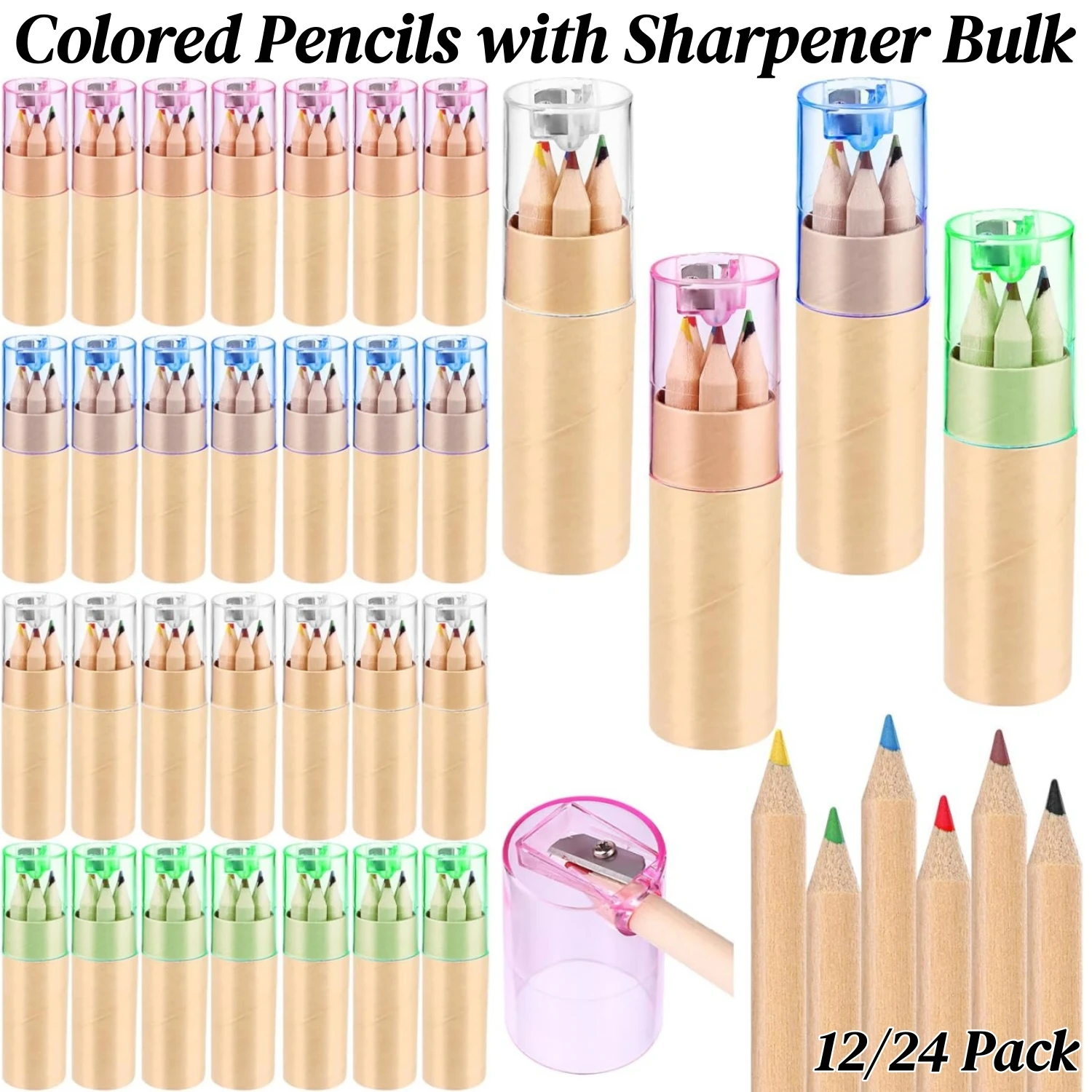 Mini Drawing Colored Pencils with Sharpener Mini Drawing Pencils Set for Kids 3.3inch Short Fat Color Pencils in Tube Coloring P
Mini Drawing Colored Pencils with Sharpener Mini Drawing Pencils Set for Kids 3.3inch Short Fat Color Pencils in Tube Coloring P