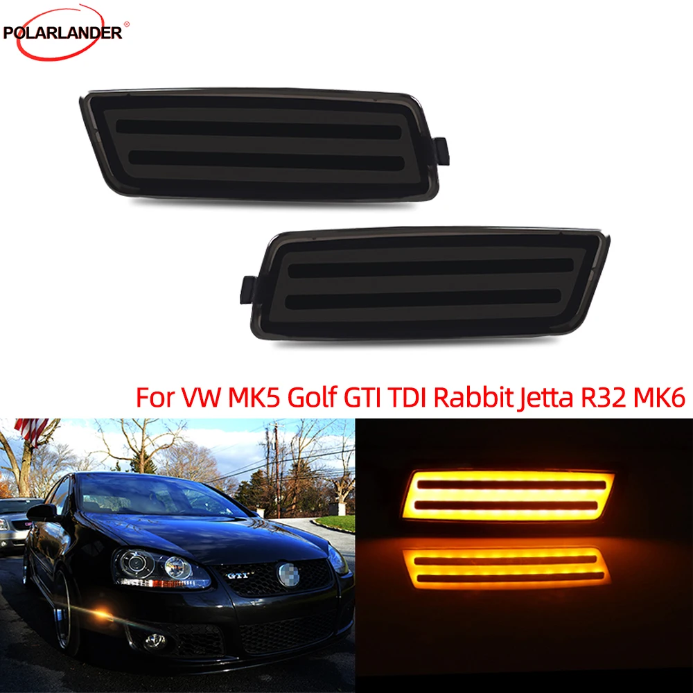 Smoked LED Turn Signal Light For VW Jetta 2005-2010 Golf MK5 2006-2009 Amber Fender Lamp 8-30V
Smoked LED Turn Signal Light For VW Jetta 2005-2010 Golf MK5 2006-2009 Amber Fender Lamp 8-30V